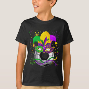 Camiseta Equipamento de Futebol Máscara de Mardi Gras Conta