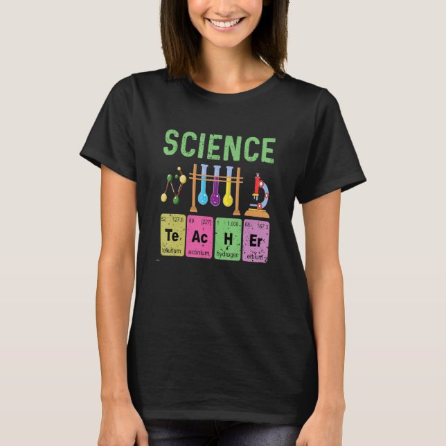 Camiseta Equipamento De Laboratório De Química Para Profess (Frente)