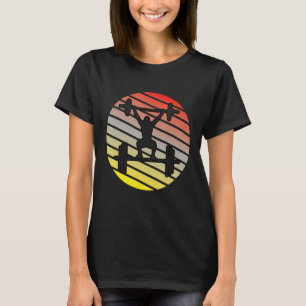 Camiseta equipamento de malhação resistência da construção