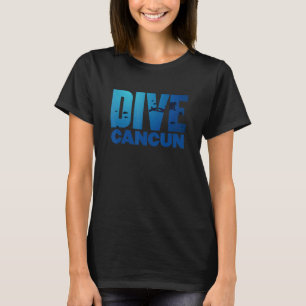 Camiseta Equipamento de Mergulho Mergulho Cancun México M