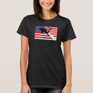 Camiseta Equipamento de mergulho Scuba Vintage mergulhador