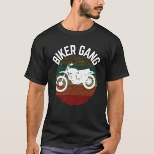 Camiseta Equipamento de Motocicleta Motociclo Retro Vintage
