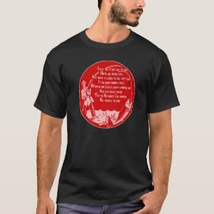 Camiseta Equipamento de pesca com mosca oração para pescado