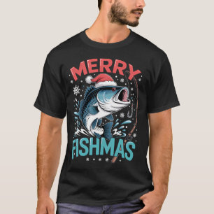 Camiseta Equipamento de Pesca de Natal