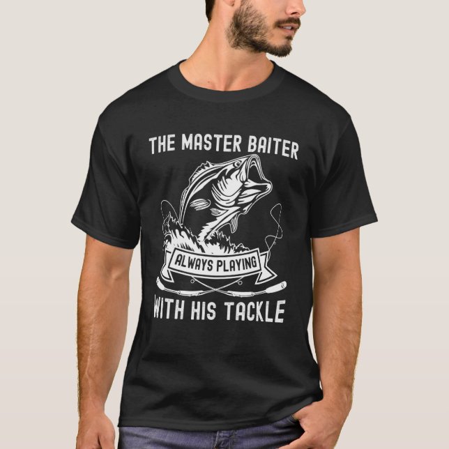 Camiseta Equipamento de Pesca para Pescadores Roupas (Frente)