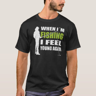 Camiseta Equipamento de pescador quando estou pescando me s