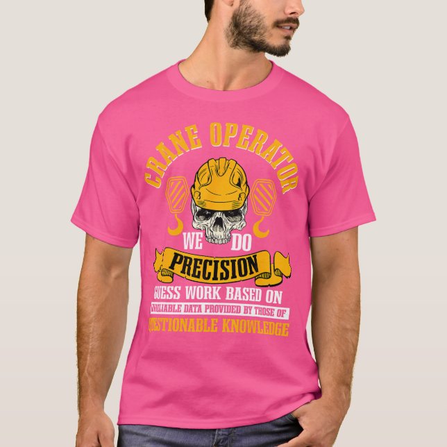 Camiseta Equipamento De Torre Pesada Para Construção De Ope (Frente)