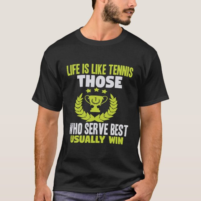 Camiseta Equipamento de treinamento de cotação de tênis (Frente)