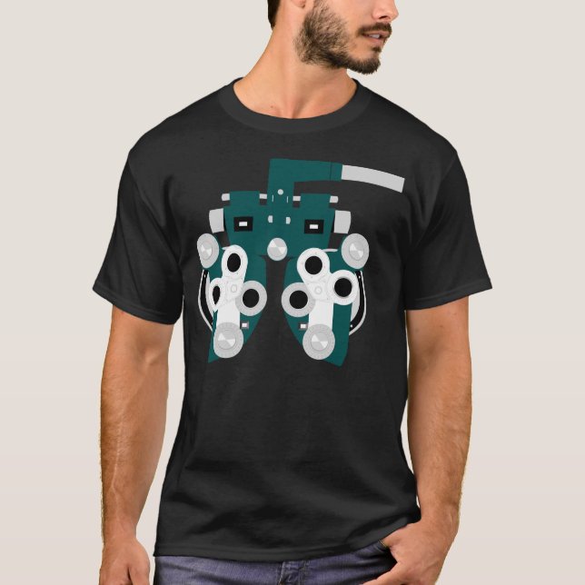 Camiseta Equipamento do exame de olho (Frente)