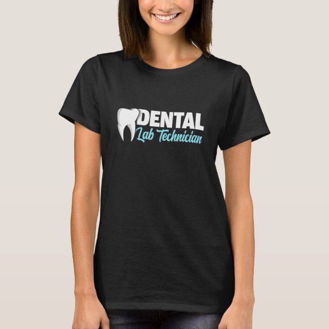 Camiseta Equipamento técnico de laboratório dentário para c (Frente)