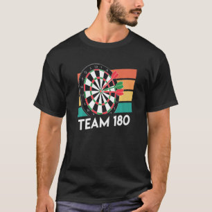 Camiseta Equipe 180 Dardos 180 alvo de dardos 180 em dardos