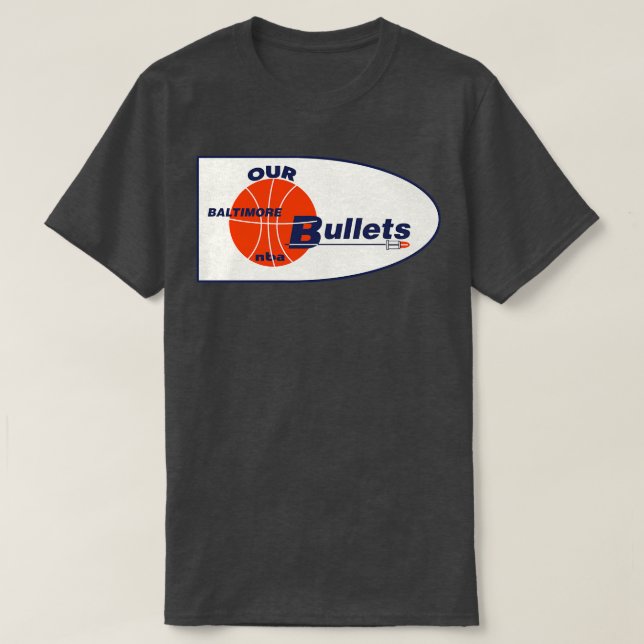 Camiseta Equipe 1 de basquete de Baltimore com Defunct (Frente do Design)