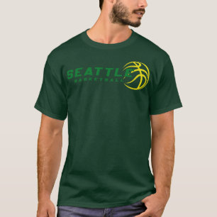 Camiseta Equipe 1 de basquetebol Retro Seattle
