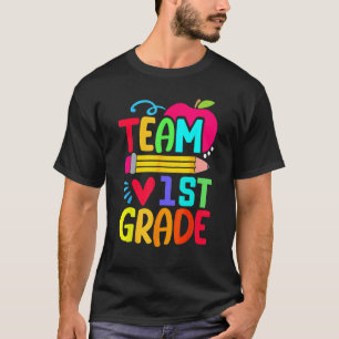 Camiseta Equipe 1Lápis De rua De Volta Ao Estudo De Profess