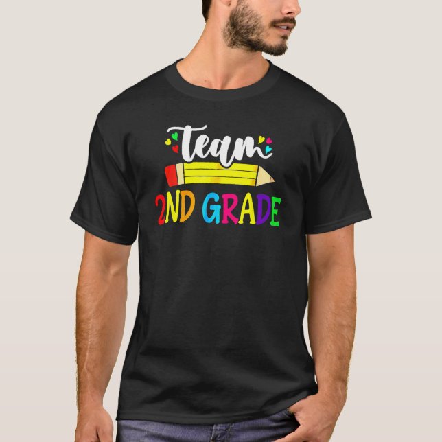 Camiseta Equipe 2ª Série Lápis Professor Aluno De Volta à E (Frente)