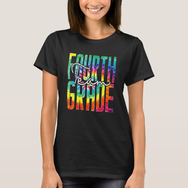 Camiseta Equipe 4º ano de quarto ano de saudação 4º ano de  (Frente)
