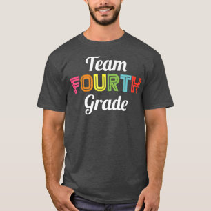 Camiseta Equipe 4º ano de volta ao professor de jardim de i