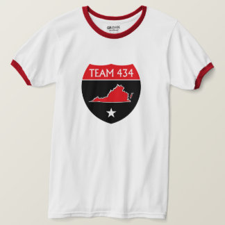 CAMISETA EQUIPE 434 - CTOP - VERMELHO