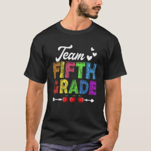 Camiseta Equipe 5º Ano De Volta À Escola No Primeiro Dia Do