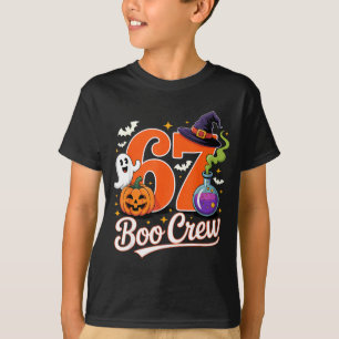 Camiseta equipe 67 boo engraçada fantasma de halloween brux