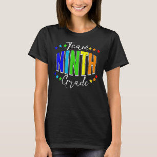 Camiseta Equipe 9º ano de boas-vindas de volta à escola do