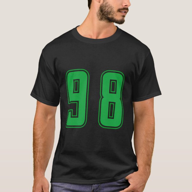 Camiseta Equipe 98 Junior Sports Unifor Numerada (Frente)