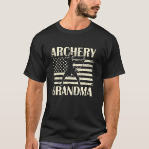Camiseta Equipe Alvo de Flecha de Avó de Arquearia de Famíl