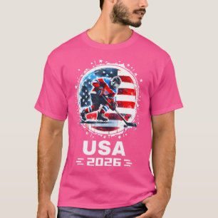 Camiseta Equipe Americana De 2026 Hockey Para Hockey 2026