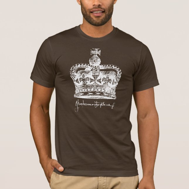 Camiseta Equipe Aragão - Coroa e Assinatura de Catherine (Frente)