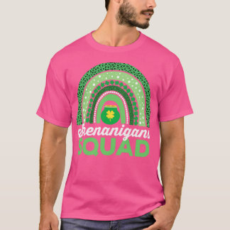 Camiseta Equipe Arco-Íris de Dia de São Patrício Esquadrão 