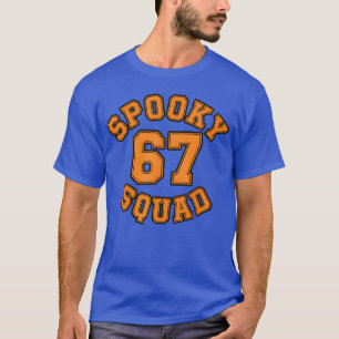 Camiseta Equipe Assustadora 67 Dia das Bruxas 67 Assombrada