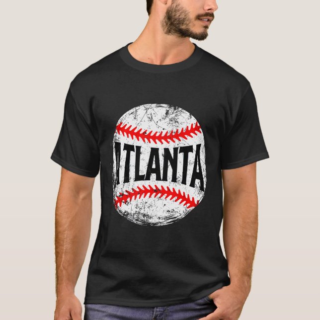 Camiseta Equipe Atlanta Bravesss (Frente)