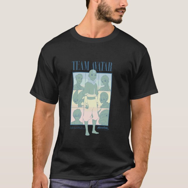 Camiseta Equipe Avatar A Última Lenda (Frente)