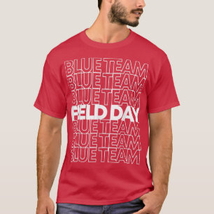 Camiseta Equipe Azul do Dia de Campo