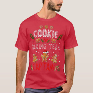 Camiseta Equipe Baking Cookie Capitão Funny Gingerpão Chri
