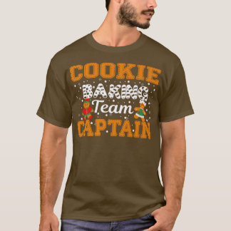 Camiseta Equipe Baking Cookie Capitão Gingerbird Feliz Bake