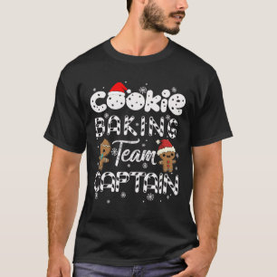Camiseta Equipe Baking Cookie Capitão Gingerpão Natal