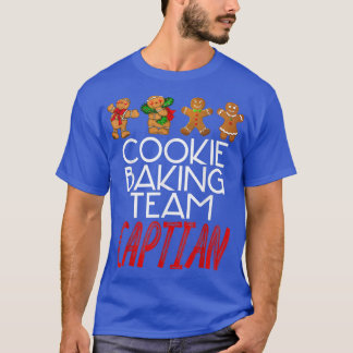 Camiseta Equipe Baking Cookie Capitão Merc Natal Humoroso