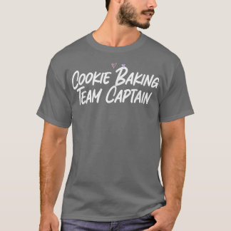 Camiseta Equipe Baking de Cookie Capitão Funny Love Sarcast