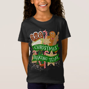 Camiseta Equipe Baking de Natal Gingercake Cookie B