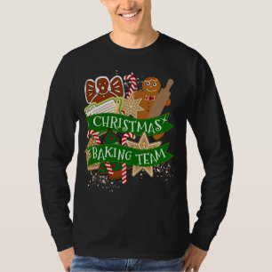 Camiseta Equipe Baking de Natal Gingercake Cookie B