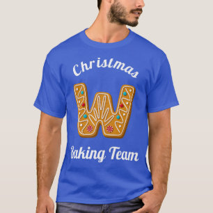 Camiseta Equipe Baking de Natal - Letra W Faliado Fa