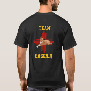 Camiseta Equipe Basenji Novo México Cão Sighthound