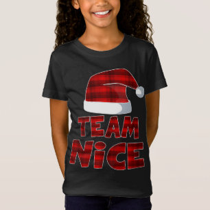 Camiseta Equipe Belos Papais noeis Xadrez Vermelha Claus Na