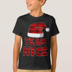 Camiseta Equipe Belos Papais noeis Xadrez Vermelha Claus Na