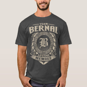 Camiseta Equipe BERNAL Membro da Vida Vintage Família BERNA
