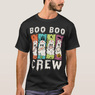 Camiseta Equipe Boo Boo Enfermeira de Halloween