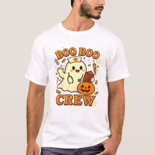 Camiseta Equipe Boo Boo Enfermeira Divertida Halloween Fant