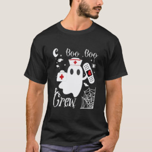 Camiseta Equipe Boo Boo Fantasia de Enfermeira Fantasma Div