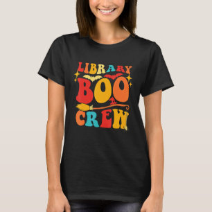Camiseta Equipe Boo da Biblioteca Bibliotecária Escolar Hal